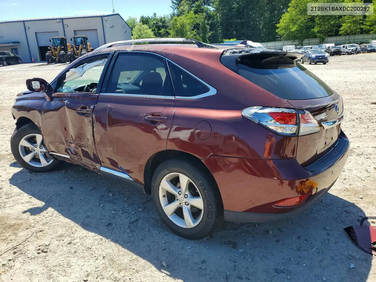 2013 Lexus Rx 350 Base VIN: 2T2BK1BAXDC200292 Lot: 56503546