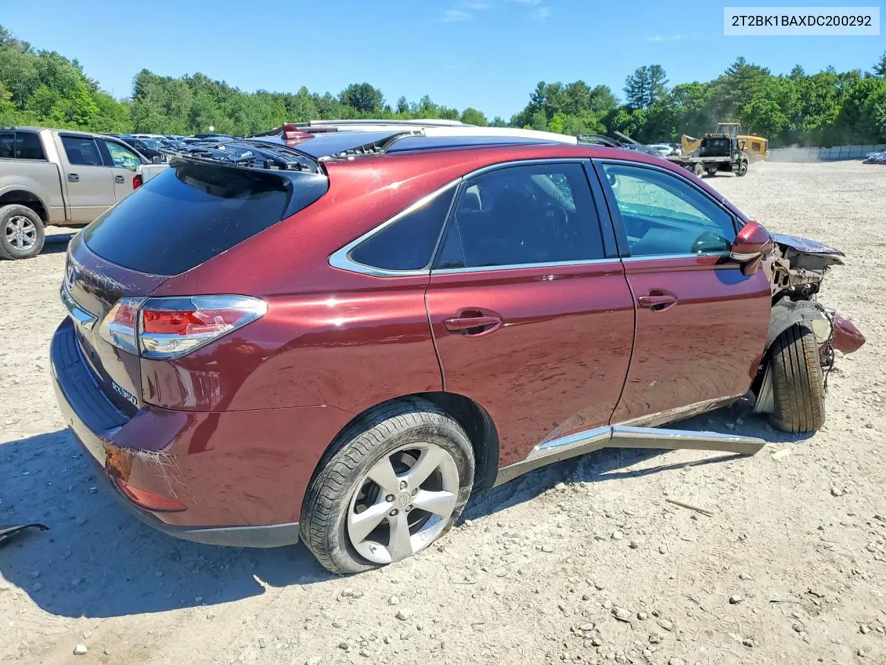 2013 Lexus Rx 350 Base VIN: 2T2BK1BAXDC200292 Lot: 56503546