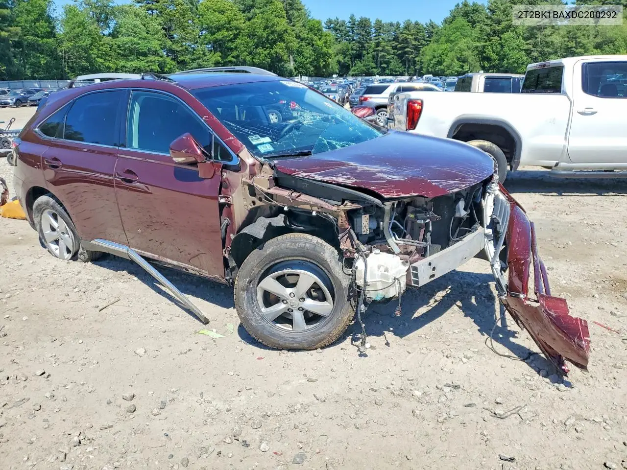2013 Lexus Rx 350 Base VIN: 2T2BK1BAXDC200292 Lot: 56503546