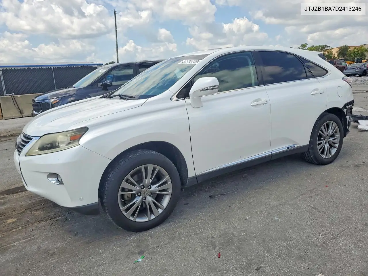 2013 Lexus Rx 450H VIN: JTJZB1BA7D2413246 Lot: 57712716