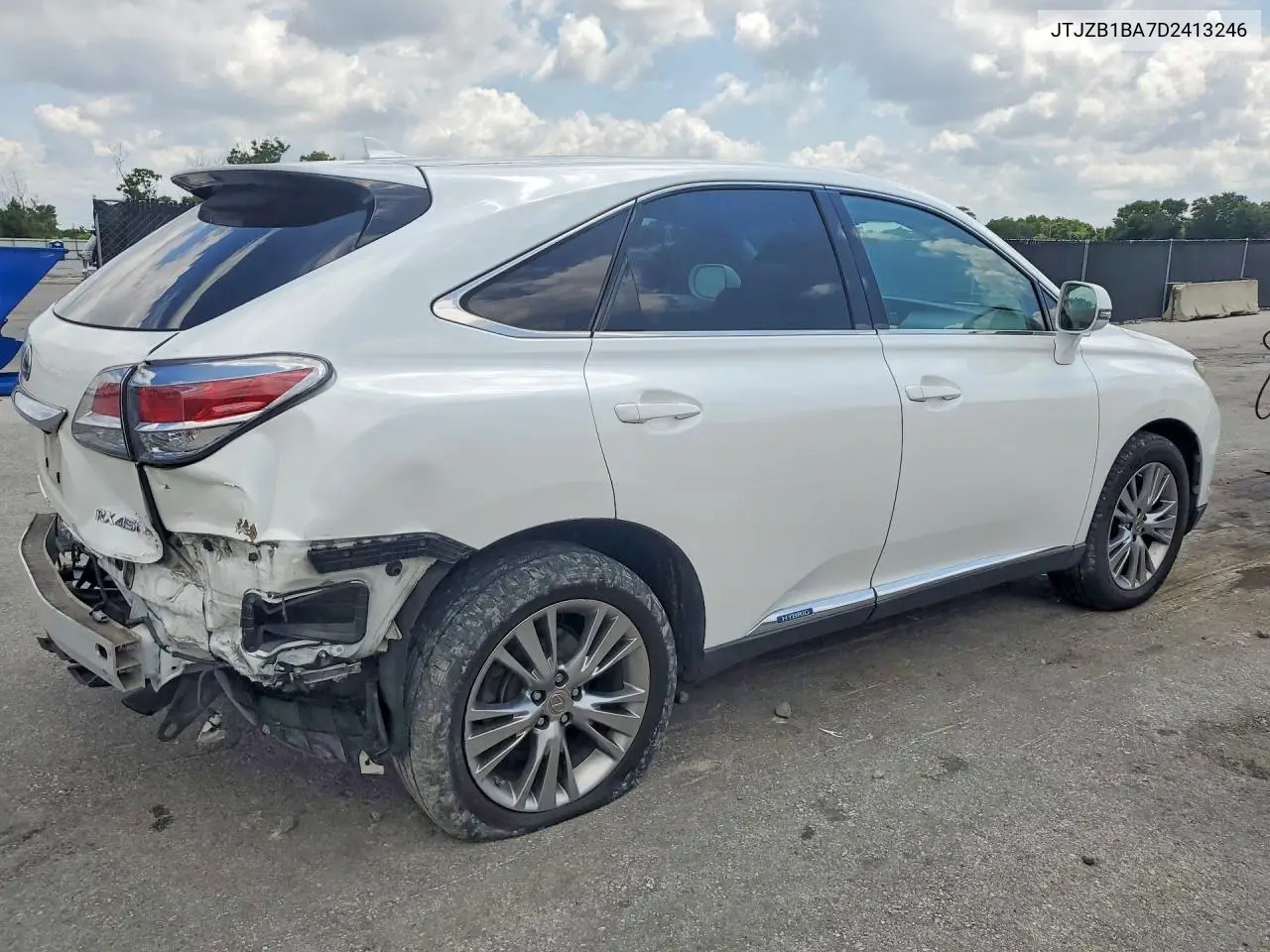 2013 Lexus Rx 450H VIN: JTJZB1BA7D2413246 Lot: 57712716
