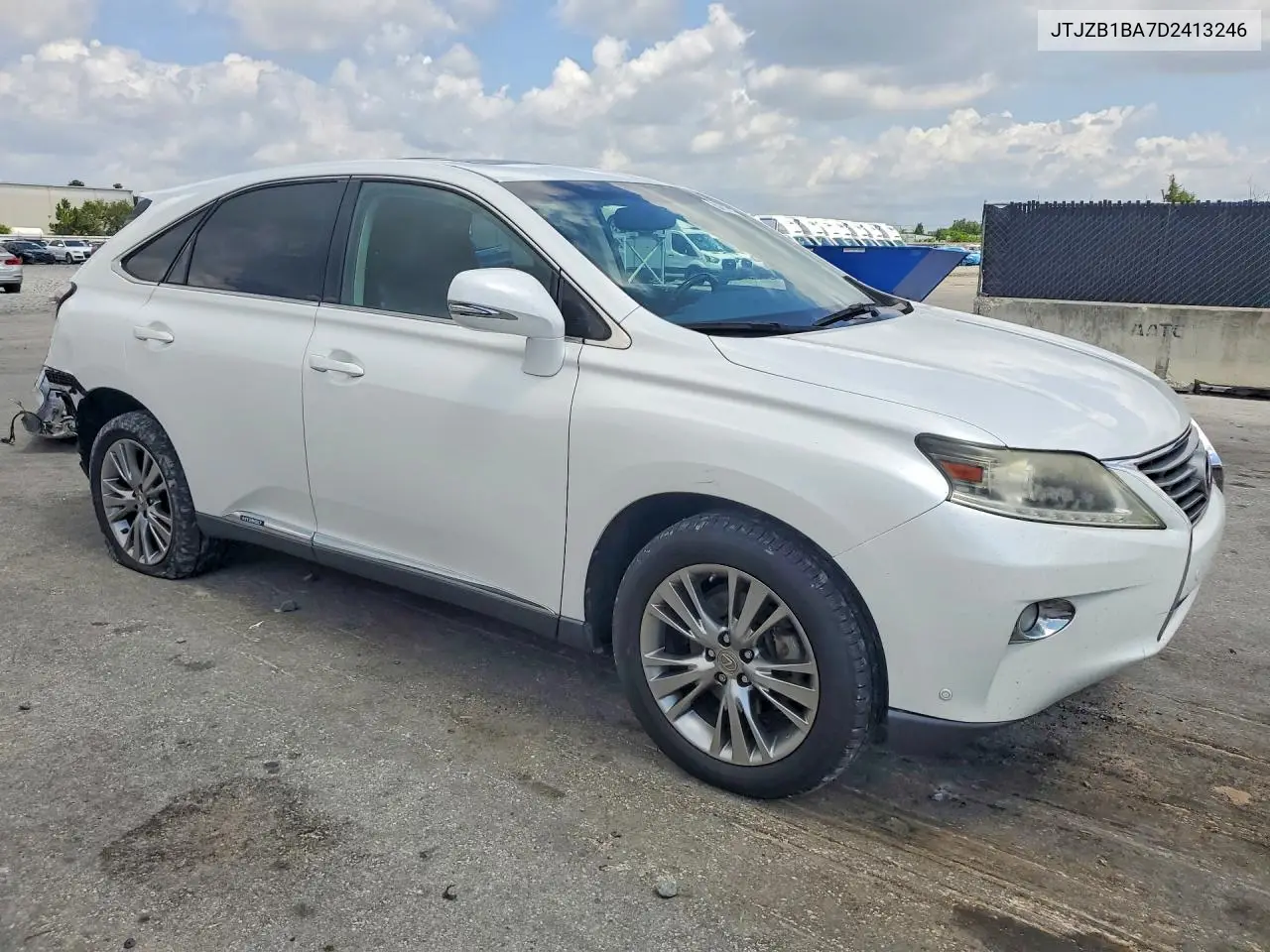 2013 Lexus Rx 450H VIN: JTJZB1BA7D2413246 Lot: 57712716