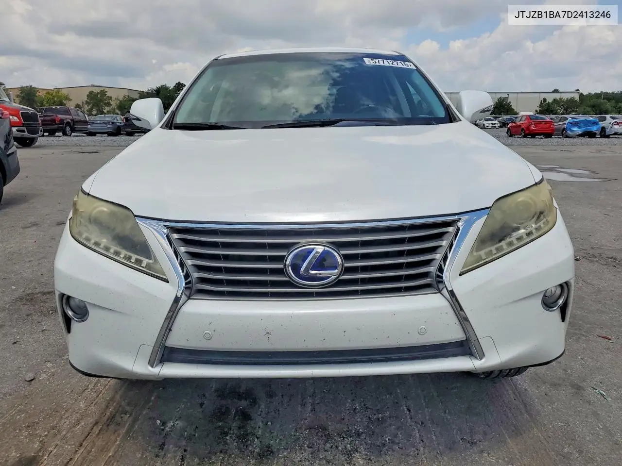 2013 Lexus Rx 450H VIN: JTJZB1BA7D2413246 Lot: 57712716