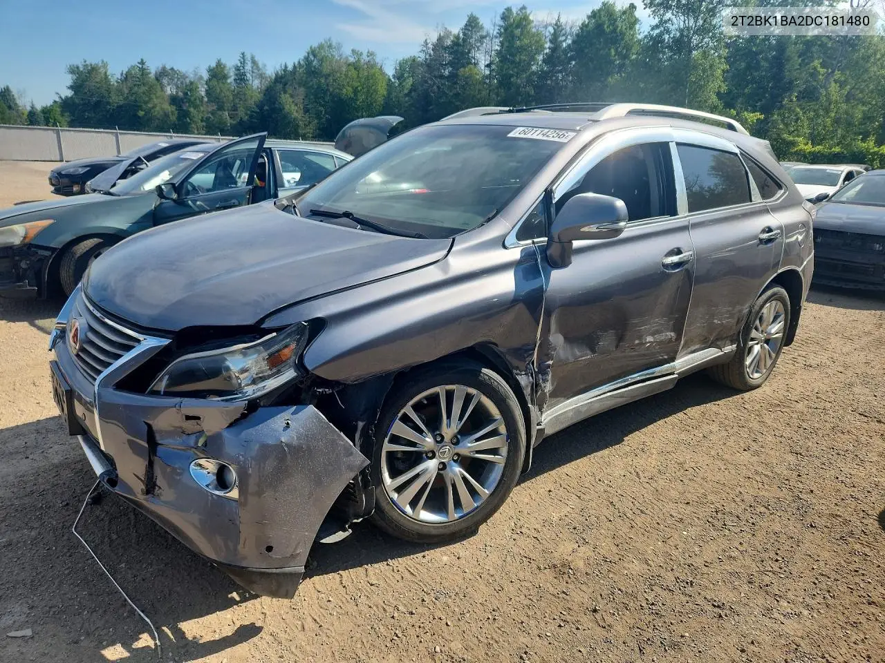 2013 Lexus Rx 350 Base VIN: 2T2BK1BA2DC181480 Lot: 60114256