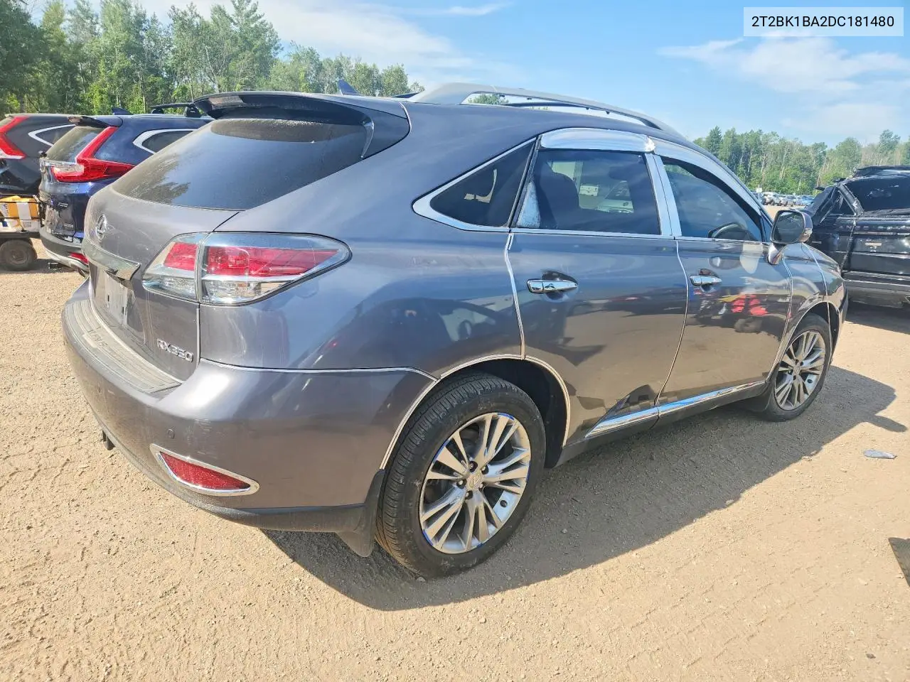 2013 Lexus Rx 350 Base VIN: 2T2BK1BA2DC181480 Lot: 60114256