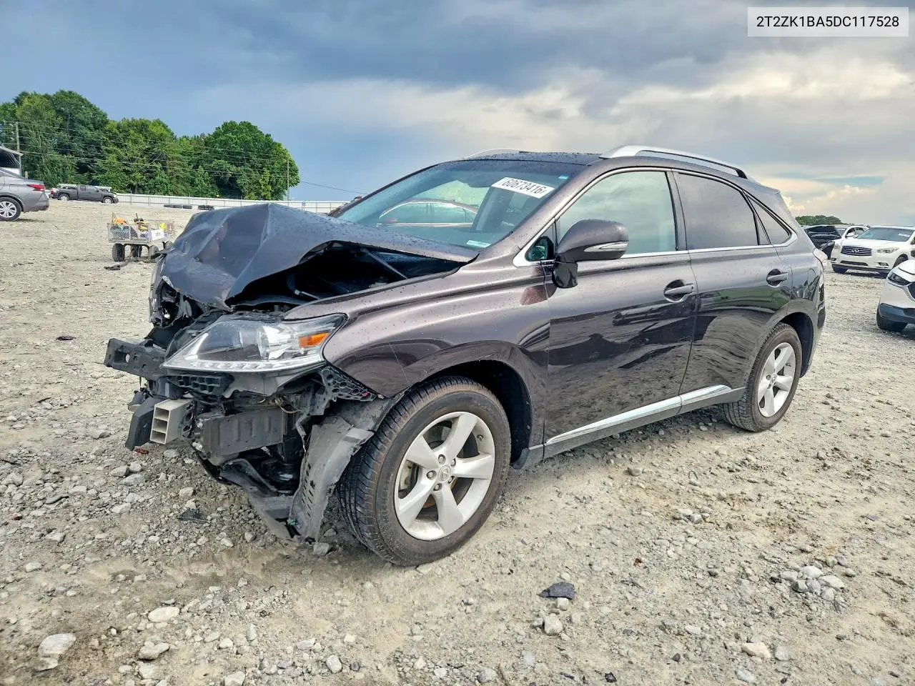2013 Lexus Rx 350 VIN: 2T2ZK1BA5DC117528 Lot: 60673416