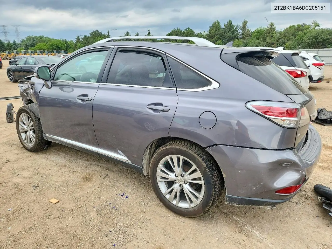 2013 Lexus Rx 350 Base VIN: 2T2BK1BA6DC205151 Lot: 61616306