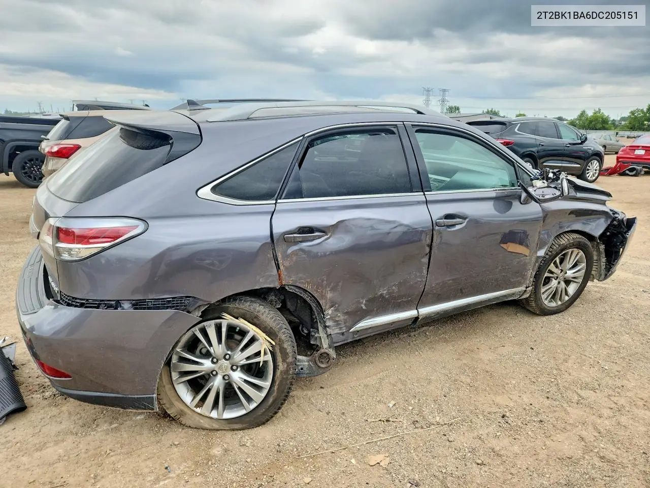 2013 Lexus Rx 350 Base VIN: 2T2BK1BA6DC205151 Lot: 61616306