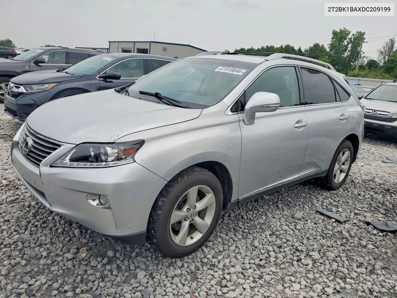 2013 Lexus Rx 350 Base VIN: 2T2BK1BAXDC209199 Lot: 61919846