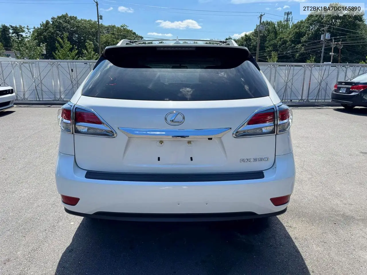 2013 Lexus Rx 350 Base VIN: 2T2BK1BA7DC165890 Lot: 62224166