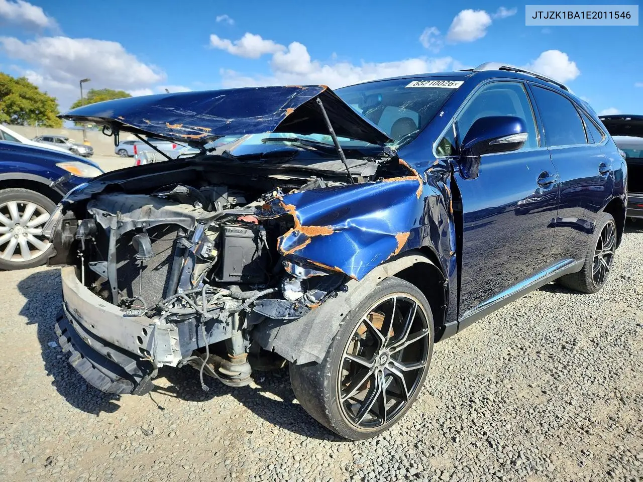 JTJZK1BA1E2011546 2014 Lexus Rx 350