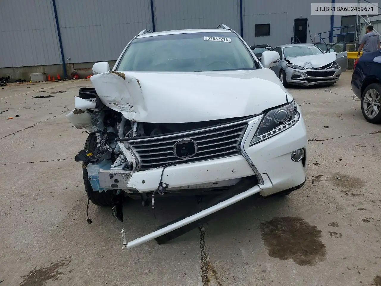 2014 Lexus Rx 350 Base VIN: JTJBK1BA6E2459671 Lot: 57887216