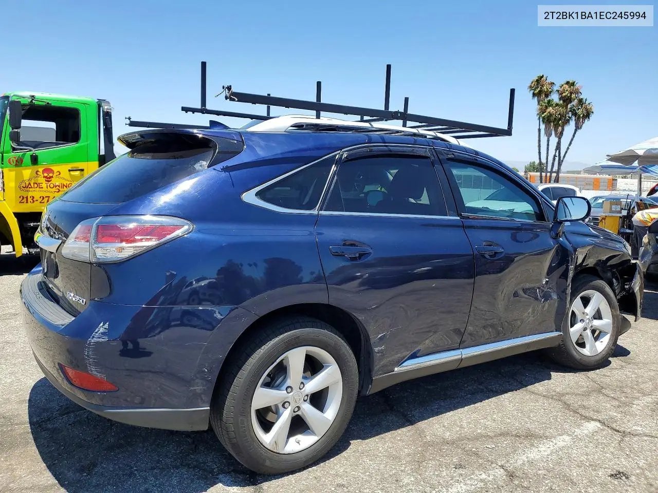2014 Lexus Rx 350 Base VIN: 2T2BK1BA1EC245994 Lot: 60189836