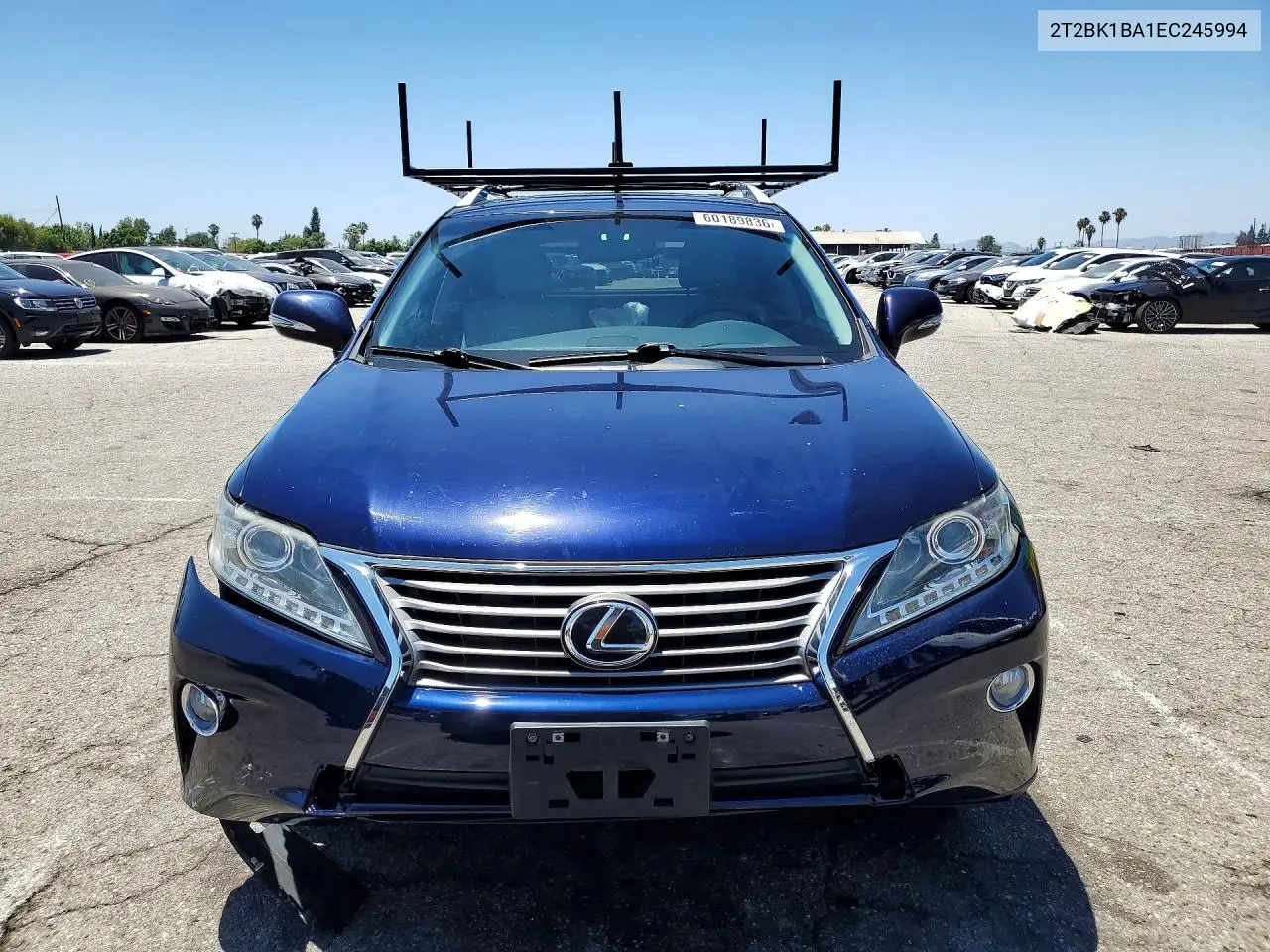 2014 Lexus Rx 350 Base VIN: 2T2BK1BA1EC245994 Lot: 60189836