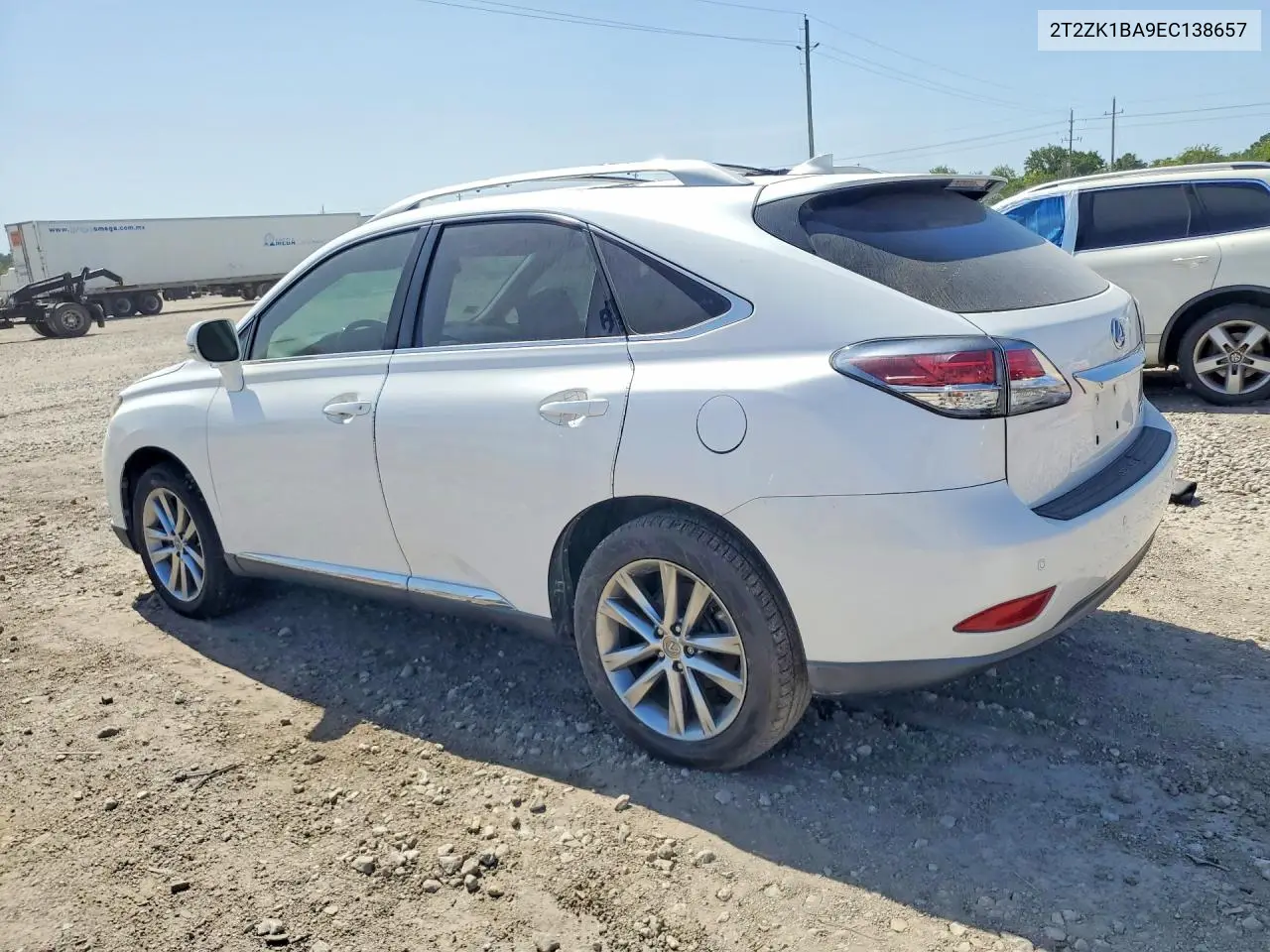 2014 Lexus Rx 350 VIN: 2T2ZK1BA9EC138657 Lot: 61618926