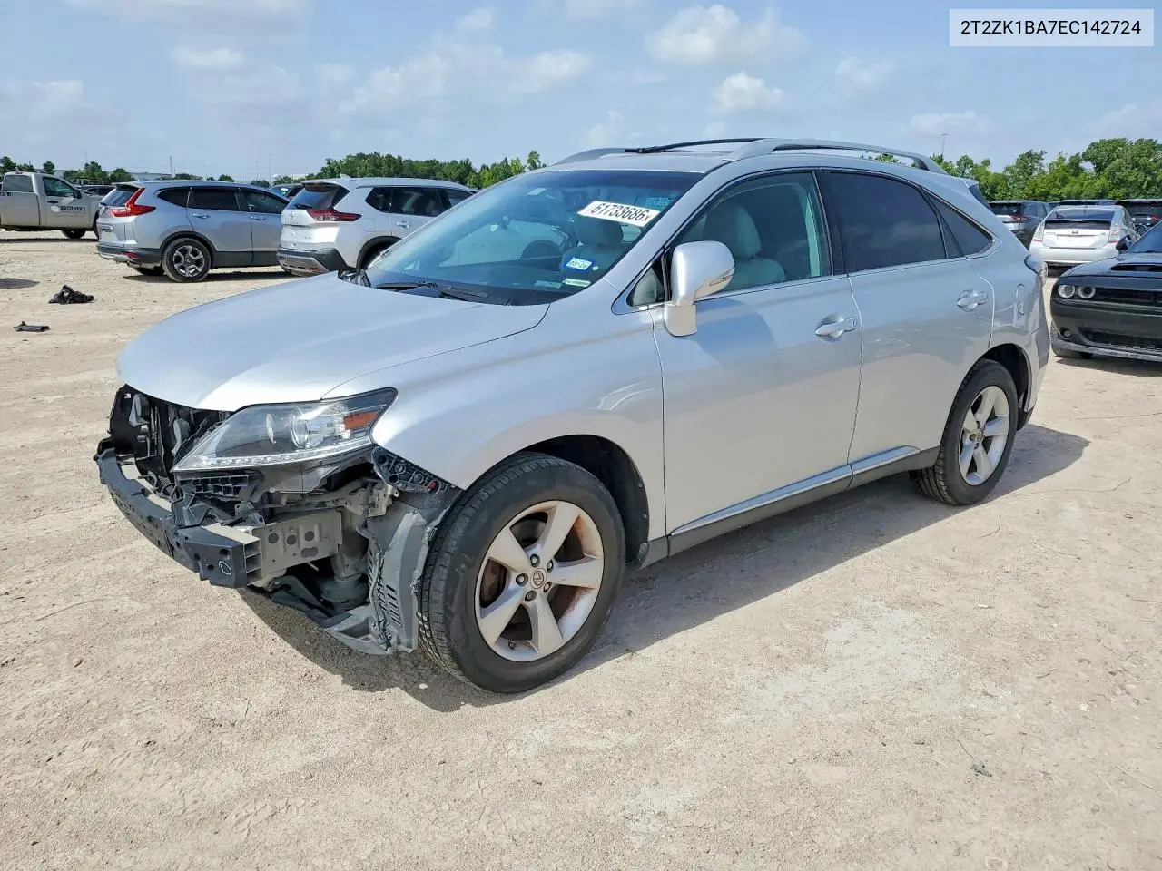 2014 Lexus Rx 350 VIN: 2T2ZK1BA7EC142724 Lot: 61733686