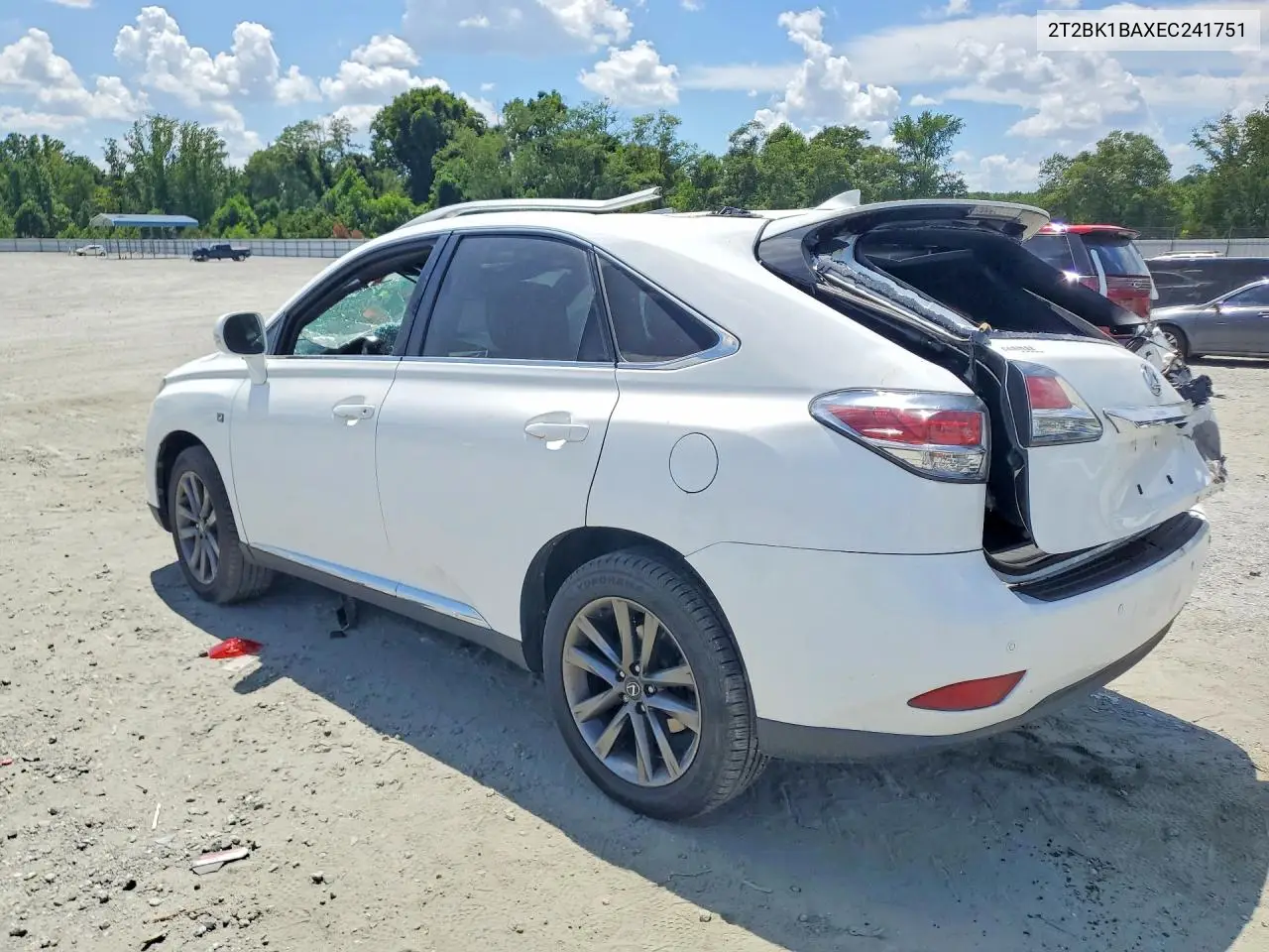 2014 Lexus Rx 350 F Sport VIN: 2T2BK1BAXEC241751 Lot: 61736376