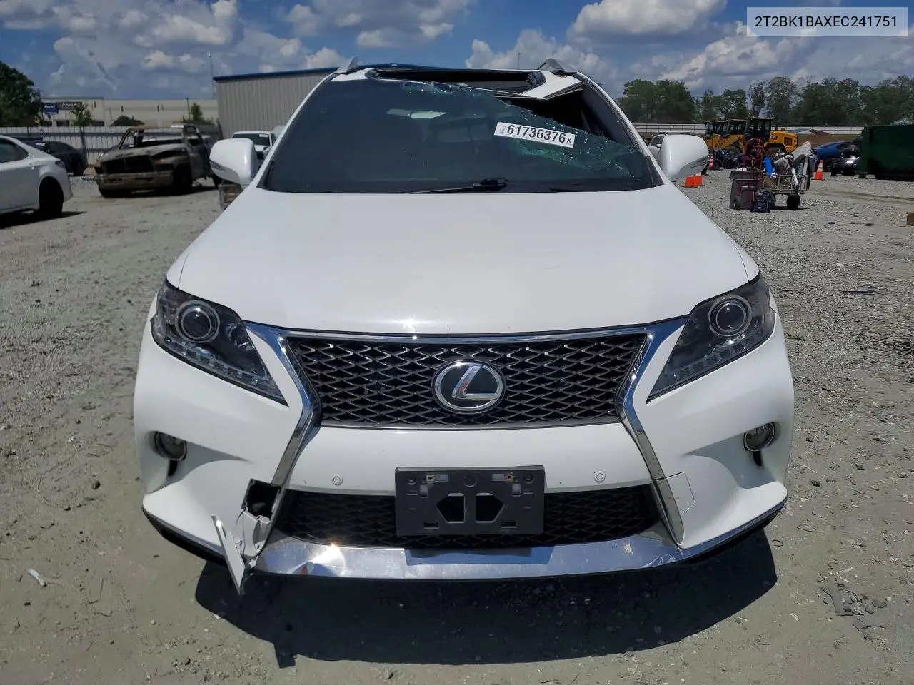 2014 Lexus Rx 350 F Sport VIN: 2T2BK1BAXEC241751 Lot: 61736376