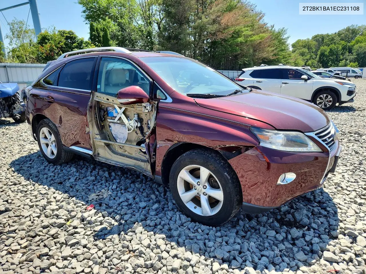 2014 Lexus Rx 350 Base VIN: 2T2BK1BA1EC231108 Lot: 61766436