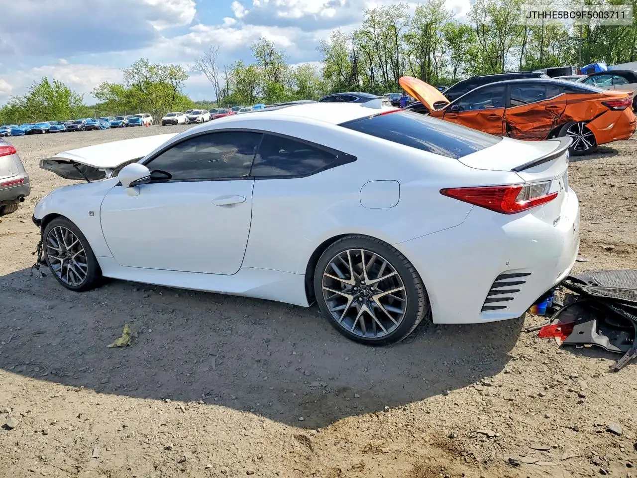 2015 Lexus Rc 350 VIN: JTHHE5BC9F5003711 Lot: 50188816