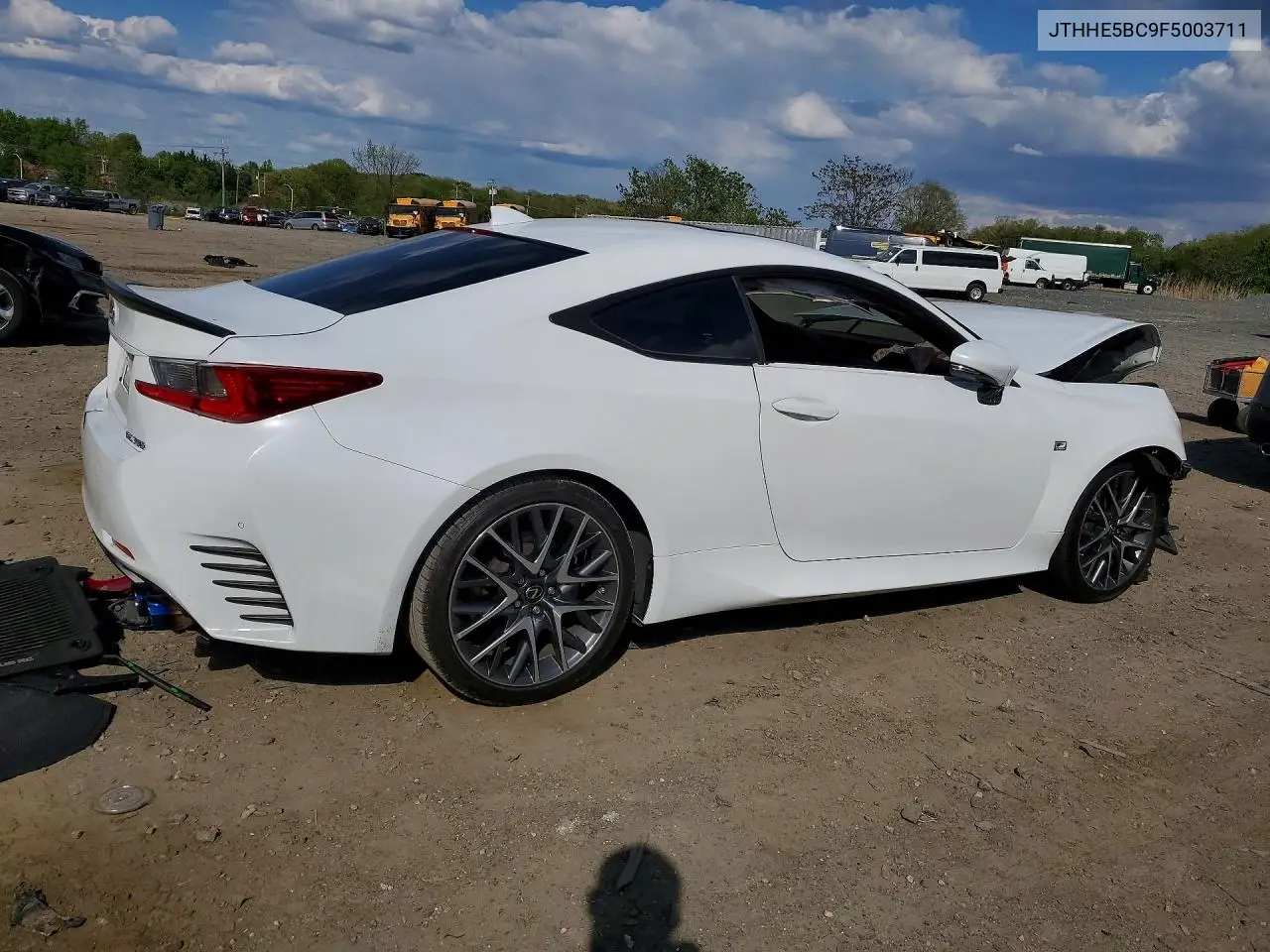 2015 Lexus Rc 350 VIN: JTHHE5BC9F5003711 Lot: 50188816