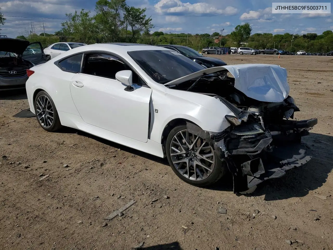 2015 Lexus Rc 350 VIN: JTHHE5BC9F5003711 Lot: 50188816