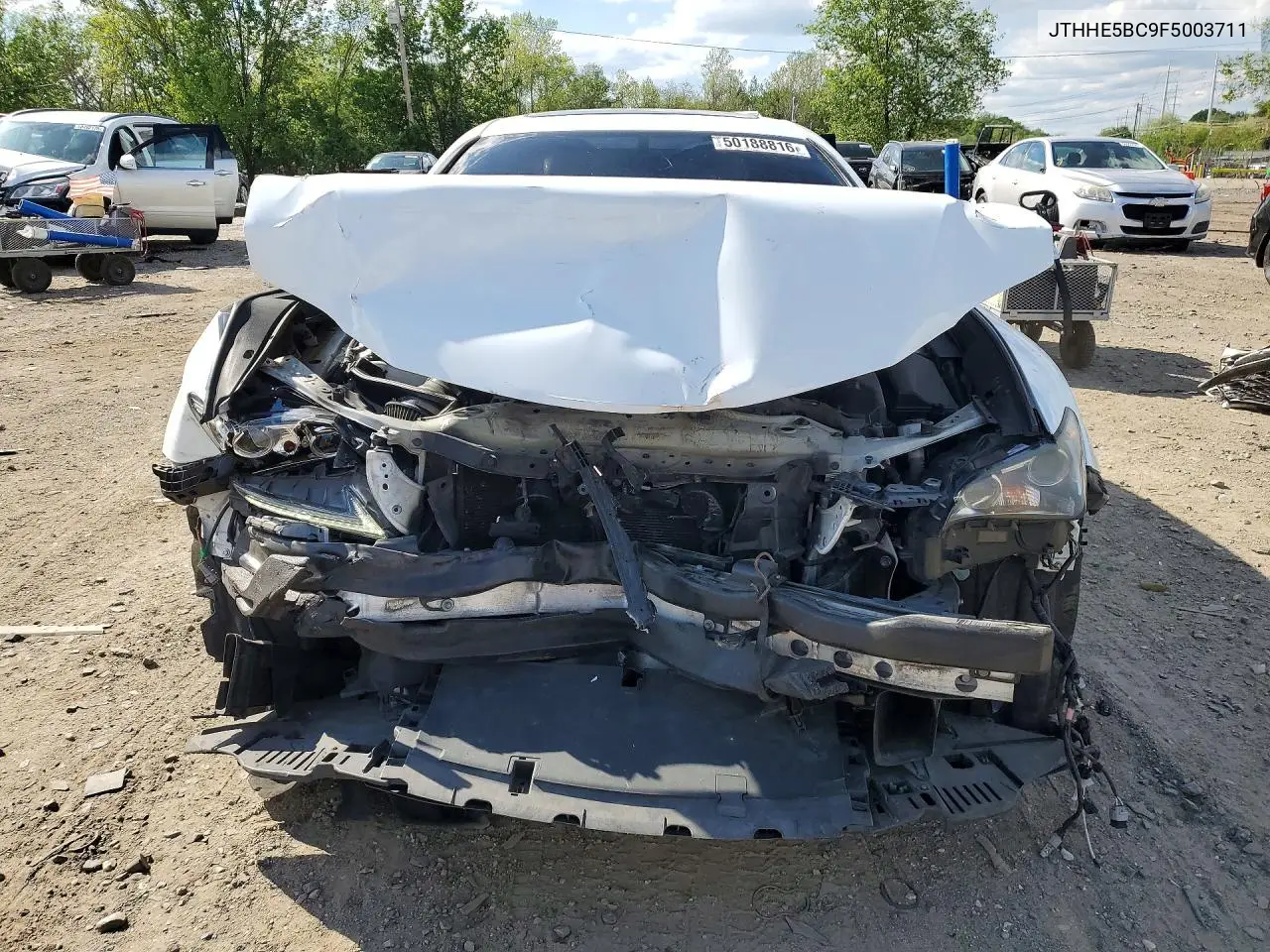 2015 Lexus Rc 350 VIN: JTHHE5BC9F5003711 Lot: 50188816