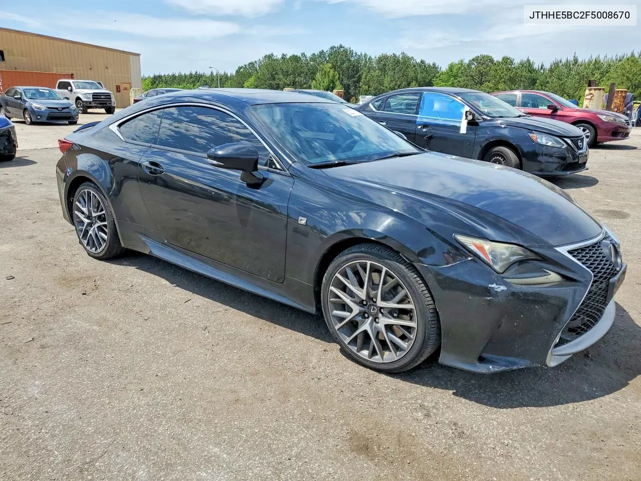 2015 Lexus Rc 350 VIN: JTHHE5BC2F5008670 Lot: 52270706