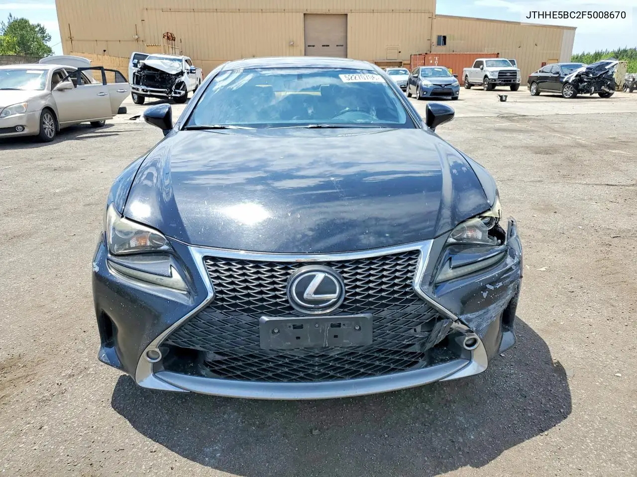 2015 Lexus Rc 350 VIN: JTHHE5BC2F5008670 Lot: 52270706