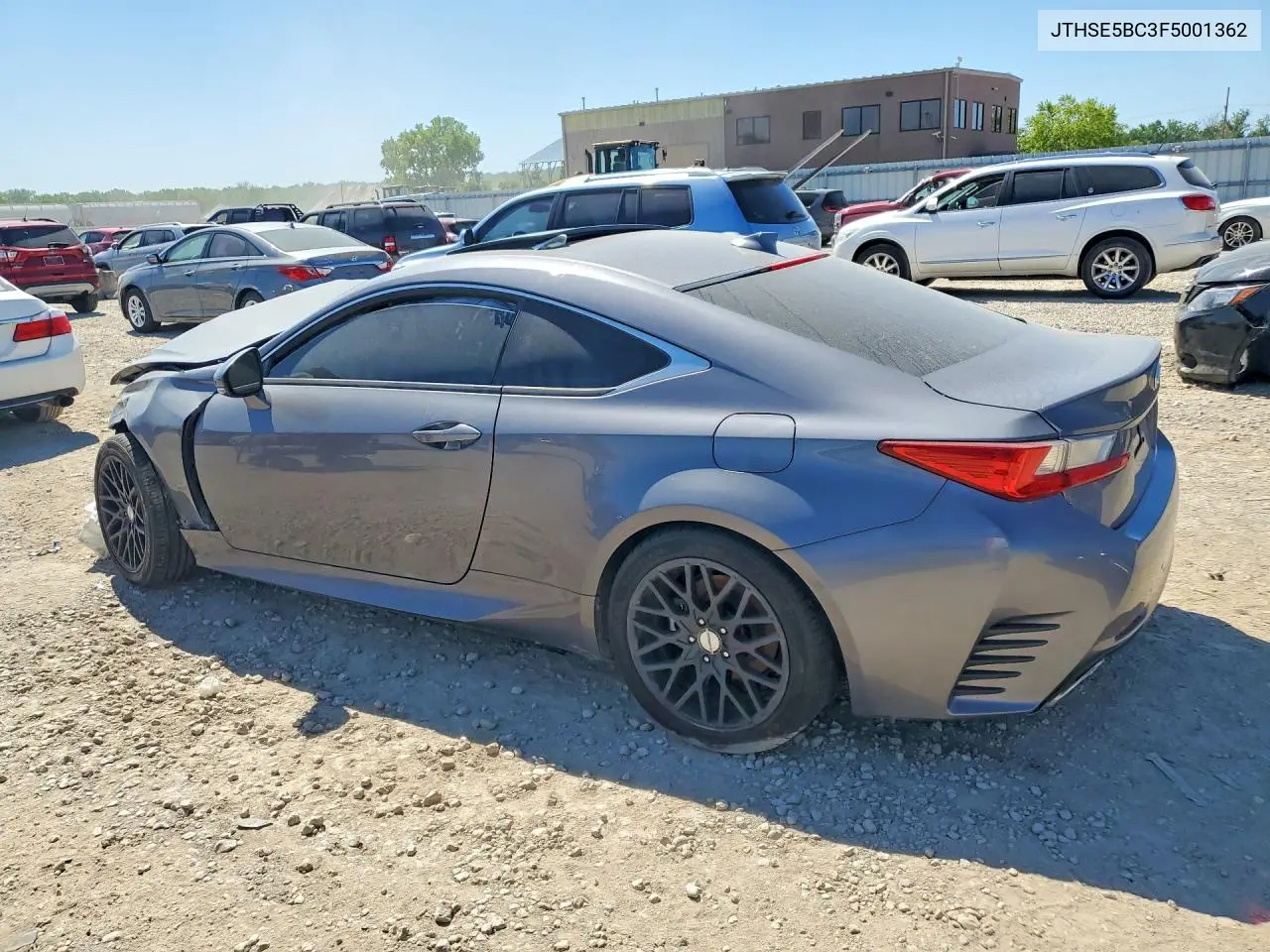 2015 Lexus Rc 350 VIN: JTHSE5BC3F5001362 Lot: 53015176