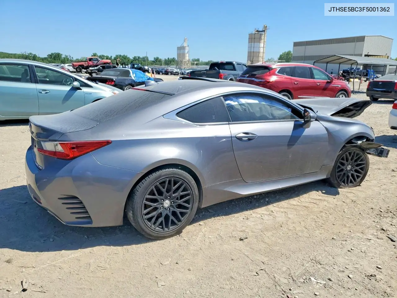 2015 Lexus Rc 350 VIN: JTHSE5BC3F5001362 Lot: 53015176