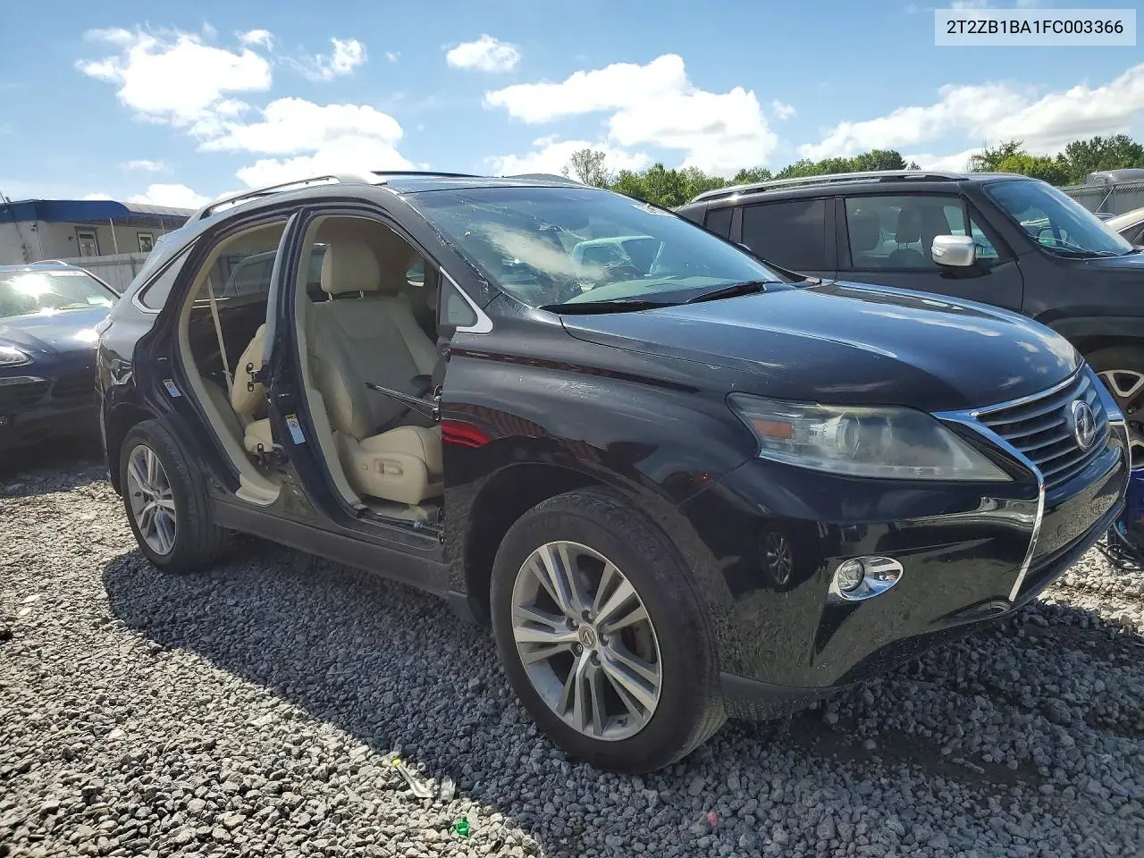 2015 Lexus Rx 450H VIN: 2T2ZB1BA1FC003366 Lot: 55860486