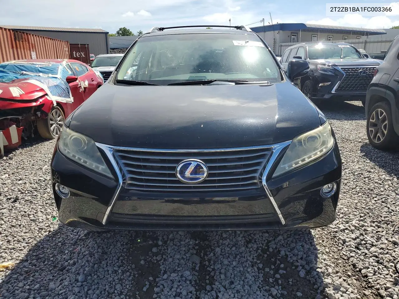 2015 Lexus Rx 450H VIN: 2T2ZB1BA1FC003366 Lot: 55860486