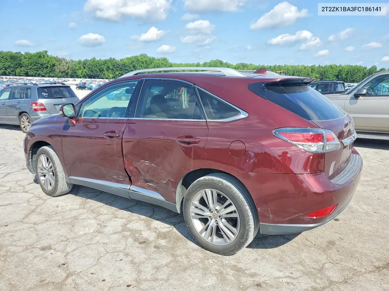 2015 Lexus Rx 350 VIN: 2T2ZK1BA3FC186141 Lot: 56987306