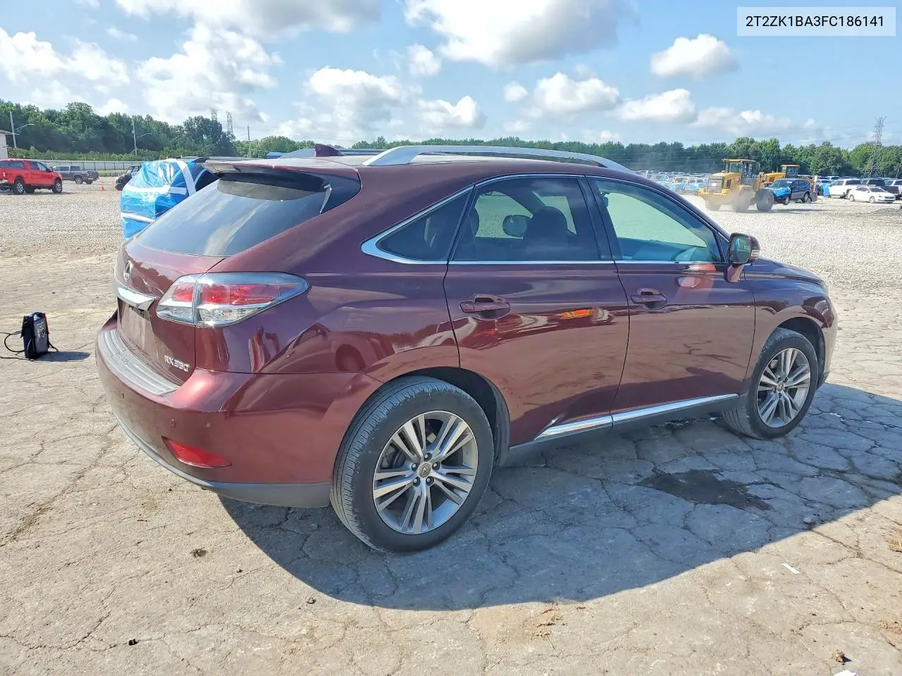 2015 Lexus Rx 350 VIN: 2T2ZK1BA3FC186141 Lot: 56987306