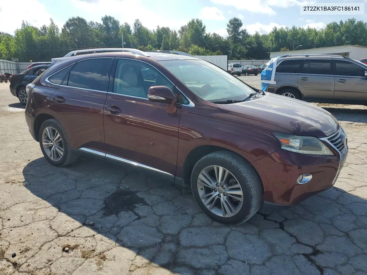 2015 Lexus Rx 350 VIN: 2T2ZK1BA3FC186141 Lot: 56987306