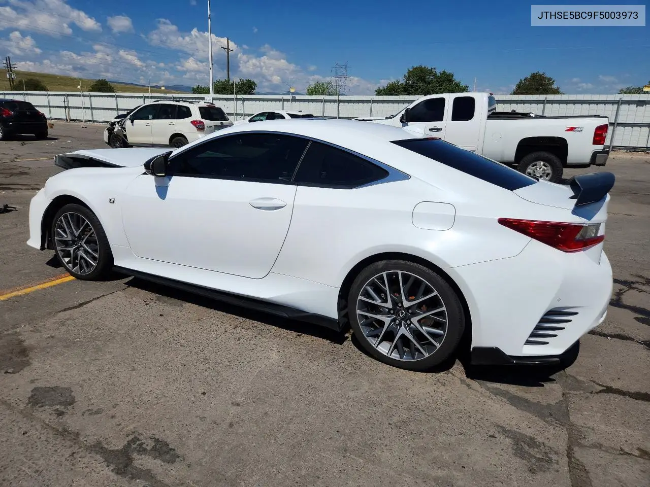 2015 Lexus Rc 350 VIN: JTHSE5BC9F5003973 Lot: 57031866