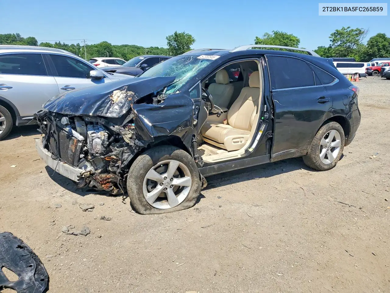 2015 Lexus Rx 350 Base VIN: 2T2BK1BA5FC265859 Lot: 57353506