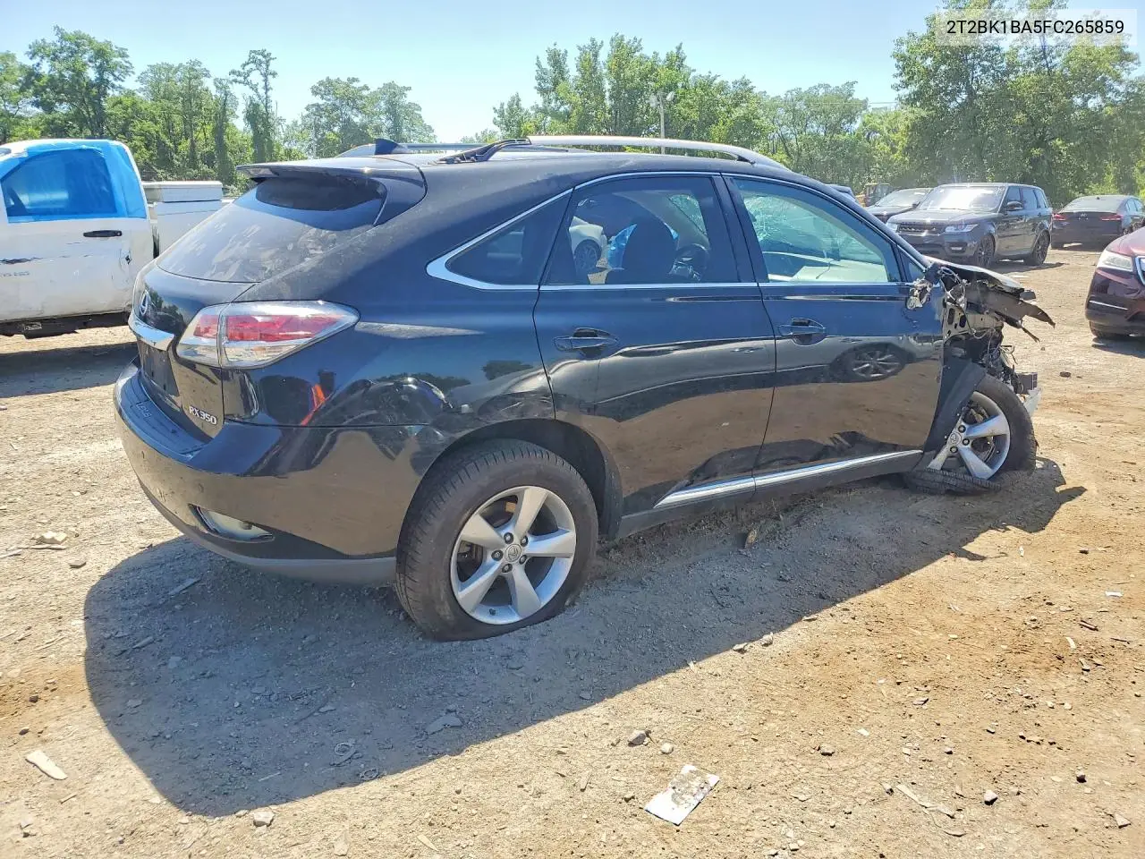 2015 Lexus Rx 350 Base VIN: 2T2BK1BA5FC265859 Lot: 57353506