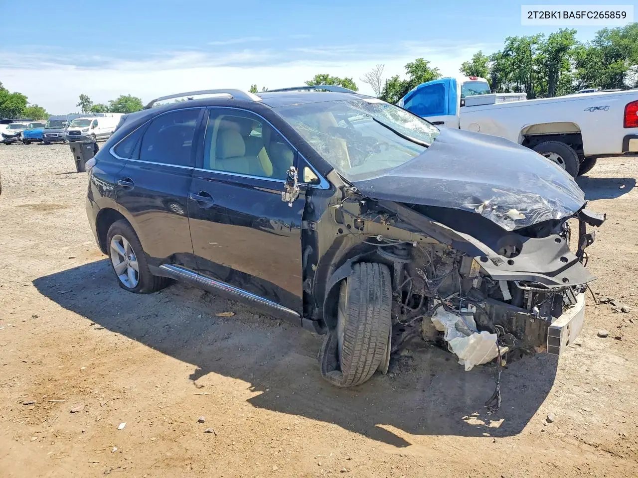 2015 Lexus Rx 350 Base VIN: 2T2BK1BA5FC265859 Lot: 57353506