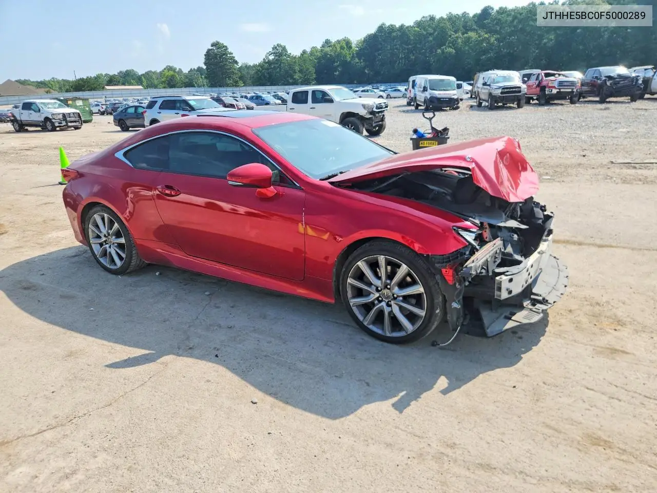 2015 Lexus Rc 350 VIN: JTHHE5BC0F5000289 Lot: 58156116