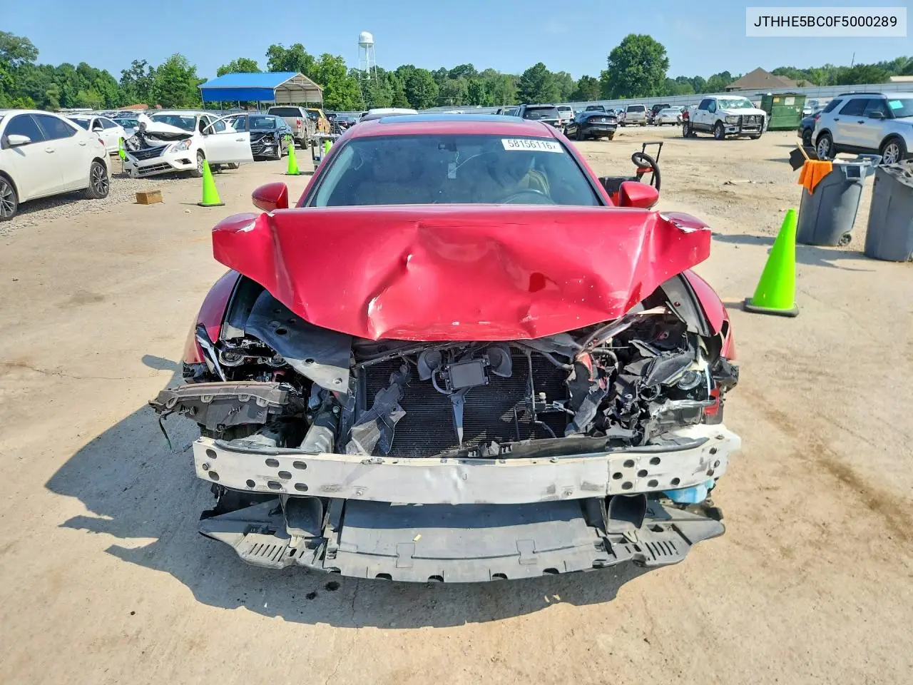 2015 Lexus Rc 350 VIN: JTHHE5BC0F5000289 Lot: 58156116