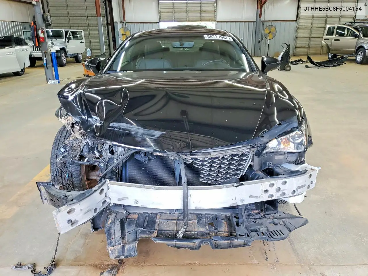 2015 Lexus Rc 350 VIN: JTHHE5BC8F5004154 Lot: 58727966