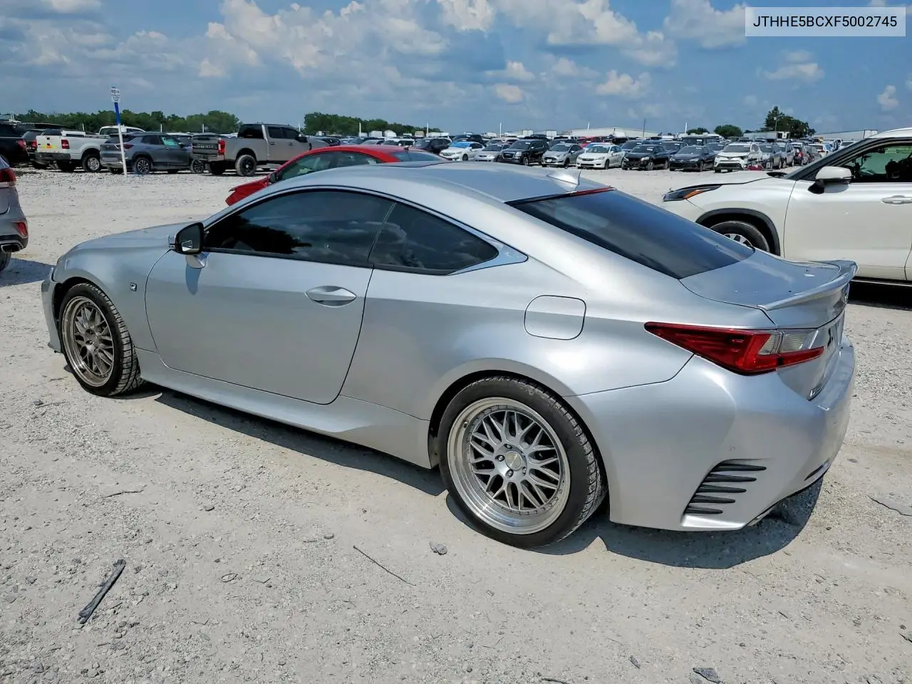 2015 Lexus Rc 350 VIN: JTHHE5BCXF5002745 Lot: 59684546