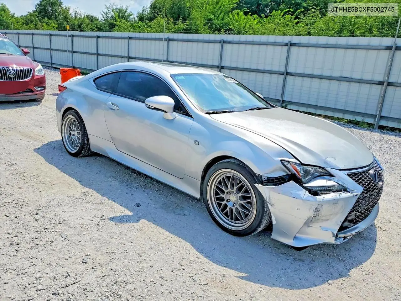 2015 Lexus Rc 350 VIN: JTHHE5BCXF5002745 Lot: 59684546