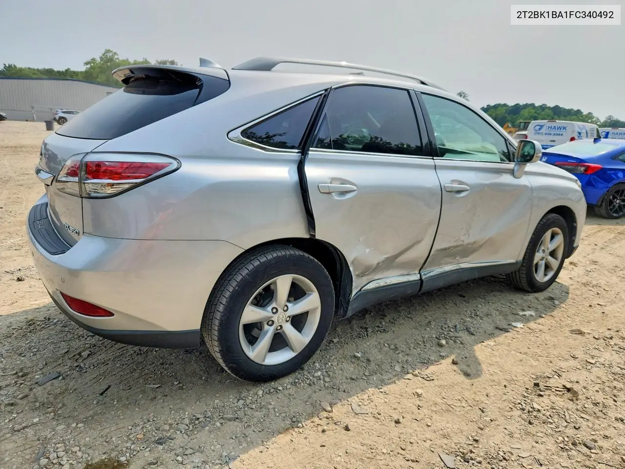 2015 Lexus Rx 350 Base VIN: 2T2BK1BA1FC340492 Lot: 61493606