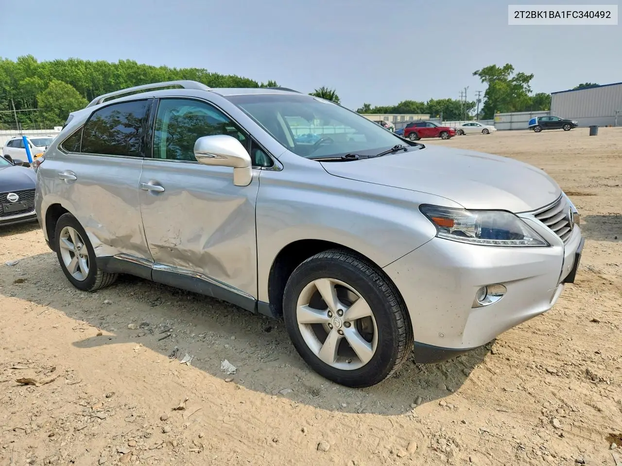 2015 Lexus Rx 350 Base VIN: 2T2BK1BA1FC340492 Lot: 61493606