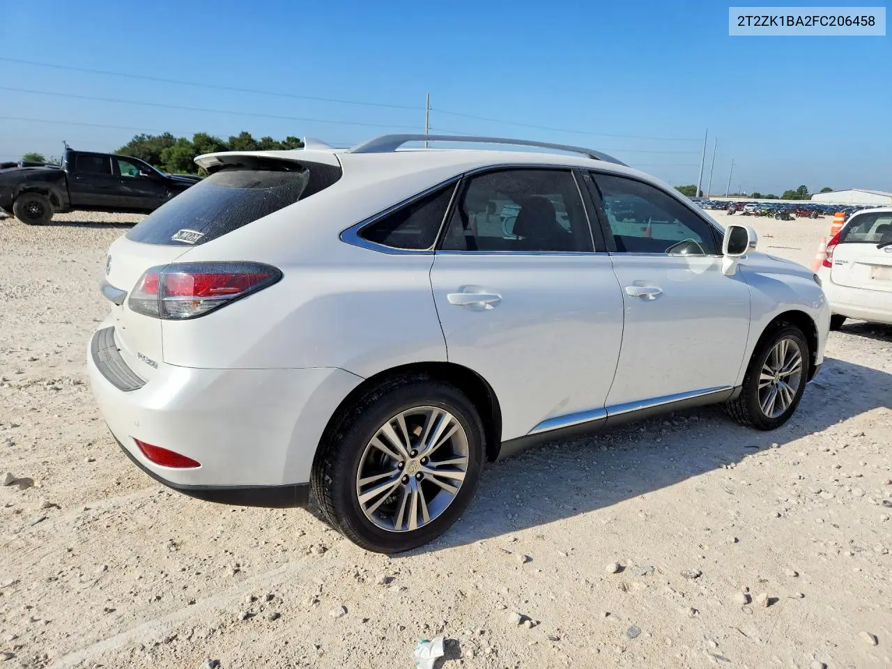 2015 Lexus Rx 350 VIN: 2T2ZK1BA2FC206458 Lot: 61615906
