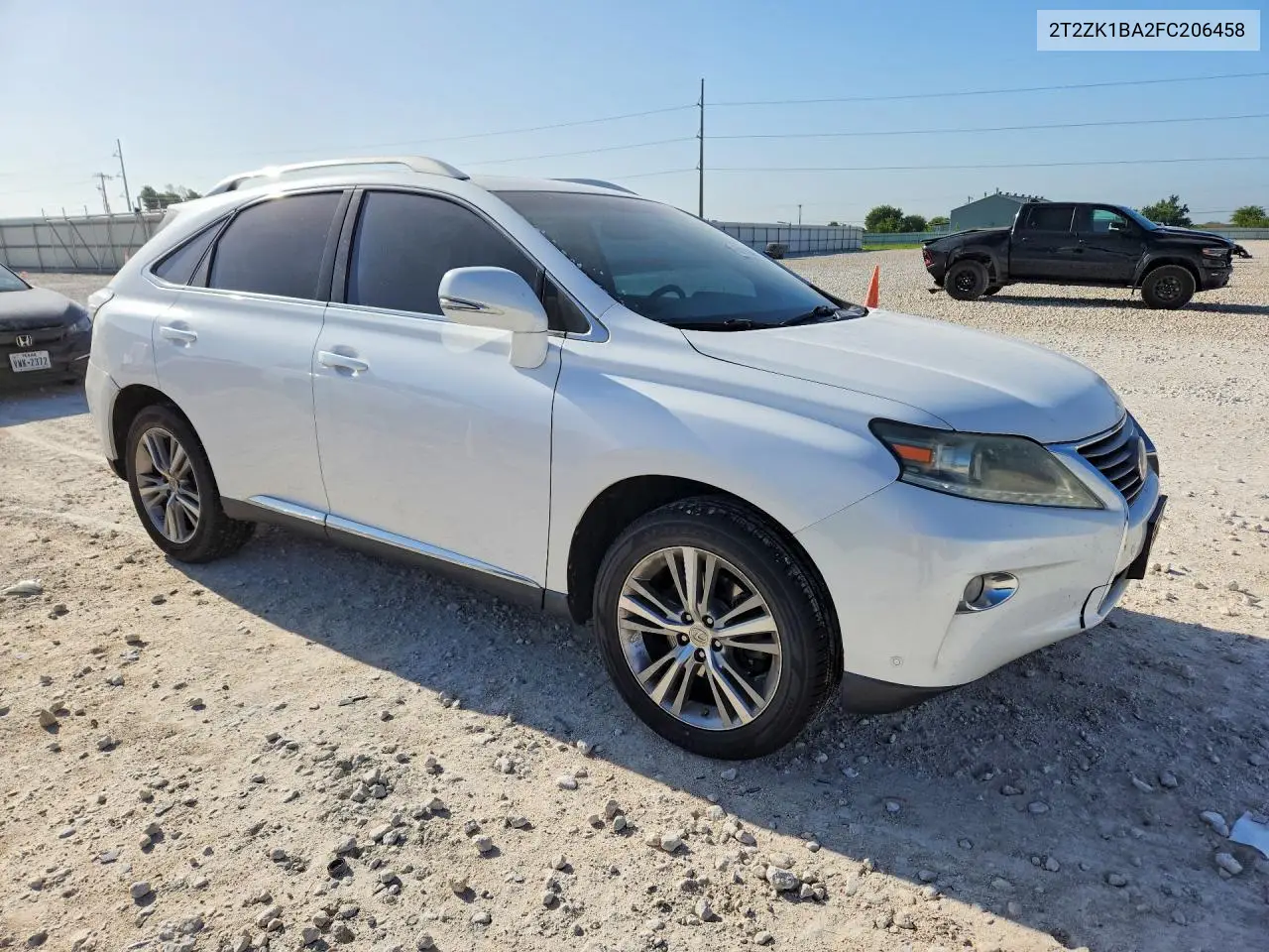 2015 Lexus Rx 350 VIN: 2T2ZK1BA2FC206458 Lot: 61615906