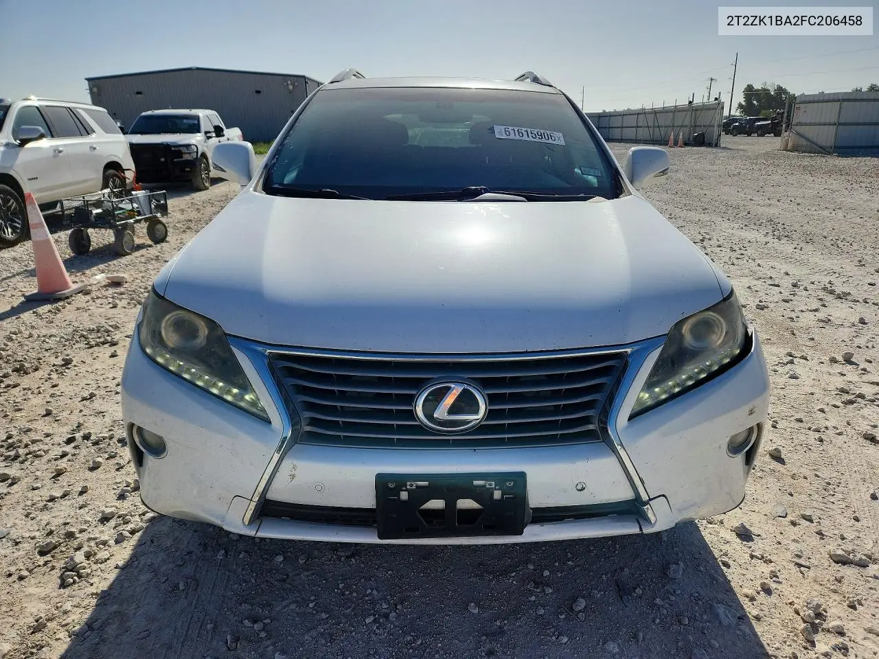 2015 Lexus Rx 350 VIN: 2T2ZK1BA2FC206458 Lot: 61615906
